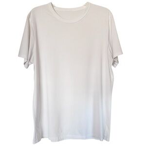 Men’s Lululemon White Crewneck Short Sleeve T-shirt